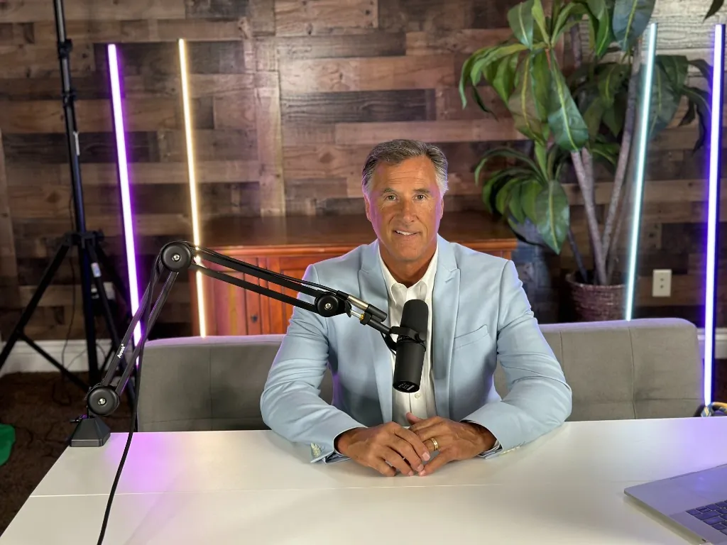 Dan Thompson at his desk